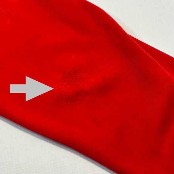 Nike Air Red And Grey Zip Up Hoodie Mens Size Medium Retro Embroidered Logo - Picture 11 of 11